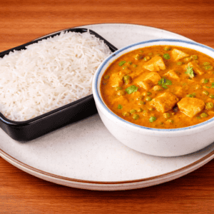 Aloo Matar + Rice