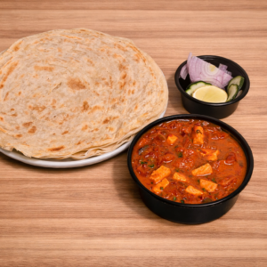 Paneer Gravy + 2 Lachcha Paratha