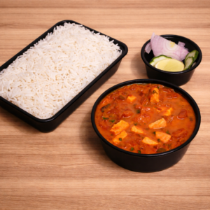 Paneer Gravy + Rice