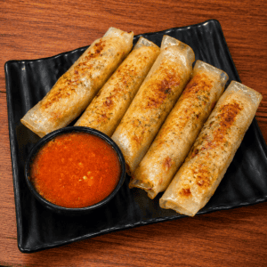 Rice Paper MOMO – Corn Cheese (Stir Fry – 8pcs)